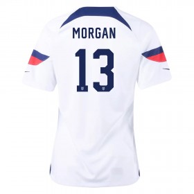 Camiseta Estados Unidos MORGAN 13 Mujer Primera Copa Mundo 2022